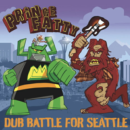 Prince Fatty Dub Battle For Seattle Colored Vinyl LP Record Used