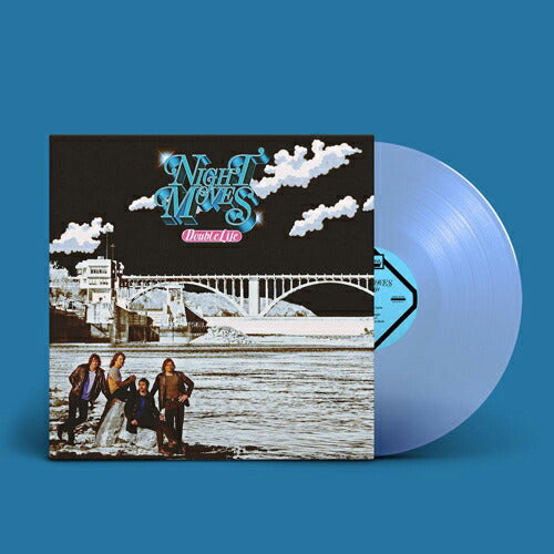 Night Moves Double Life Ltd Transparent Blue Vinyl LP Record
