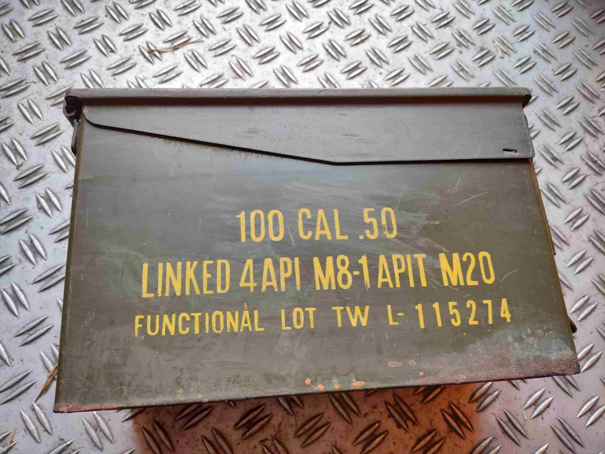 Ammunition Depot Yokota Base Vintage Military Ammo Box Used Antique Tool Storage | Japanpricenet
