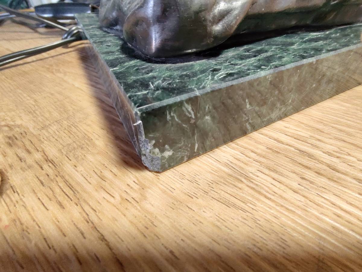 Emmanuel Villanis Vintage Western Style Desk Lamp Antique Interior Used | Japanpricenet