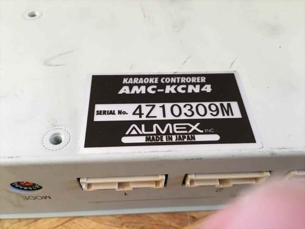 ALMEX AMC-KCN4 Karaoke Controller Used/For Parts or Repair | Japanpricenet