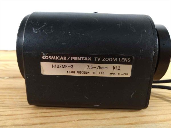 COSMICAR PENTAX TV Zoom Lens H10ZME-3 7.5-75mm C-mount Surveillance Camera Used | Japanpricenet