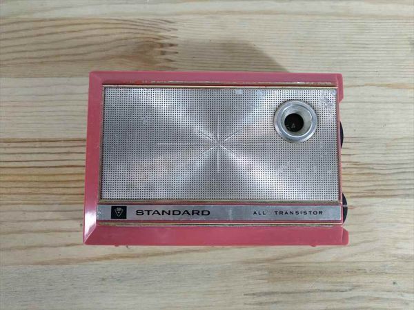 Standard SR-F403 MW AM Pocket Radio Pink, Used | Japanpricenet