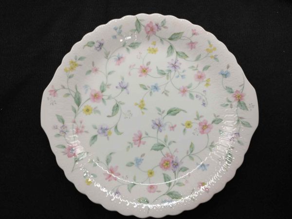 Narumi Floral Plate Set 6pcs Dinnerware Party Flat Dish Used | Japanpricenet