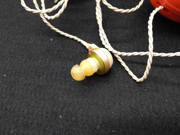 National WH-610 Retro TV Earphones Used Vintage Collectible Showa Era | Japanpricenet