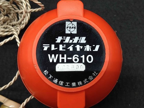 National WH-610 Retro TV Earphones Used Vintage Collectible Showa Era | Japanpricenet