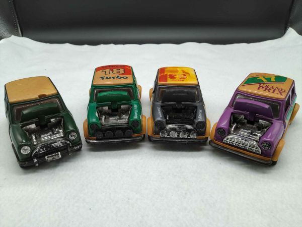 Vintage 4pcs Mini Cars Set Boys Toys Retro Used Collectible | Japanpricenet