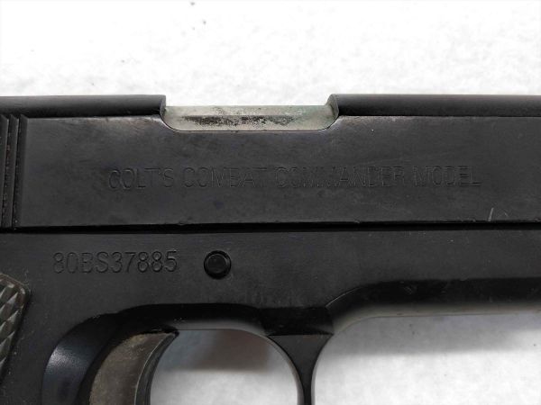 COLT MK IV Combat Commander Air Gun Model Gun Used Junk Missing Mag | Japanpricenet