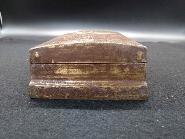 National Diet Building Brass Souvenir Jewelry Box Retro Antique Collectible | Japanpricenet