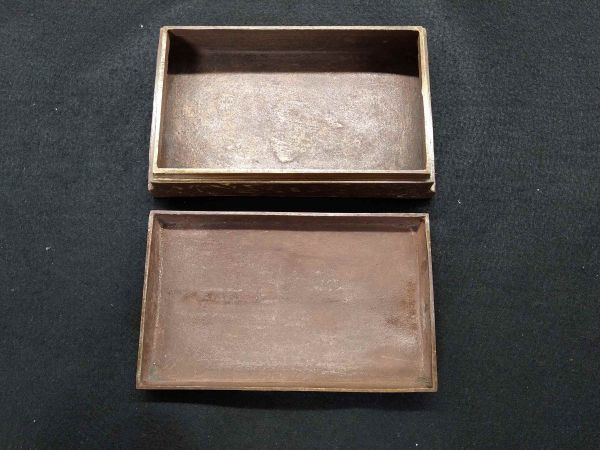 National Diet Building Brass Souvenir Jewelry Box Retro Antique Collectible | Japanpricenet