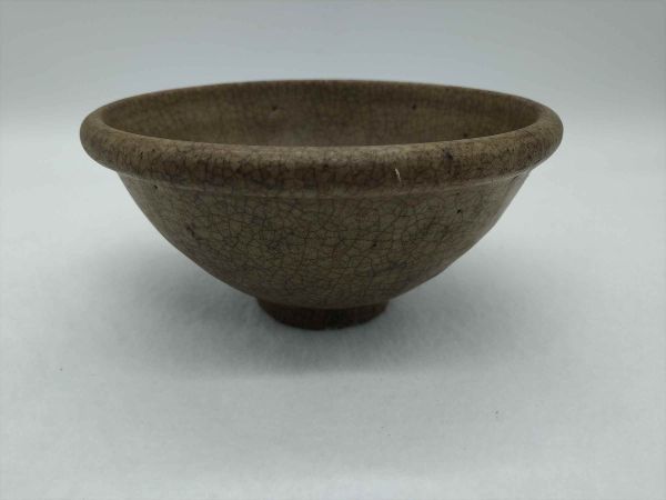 Antique Ceramic Tea Bowl Retro Penetration Tableware Used Japan 21cm | Japanpricenet