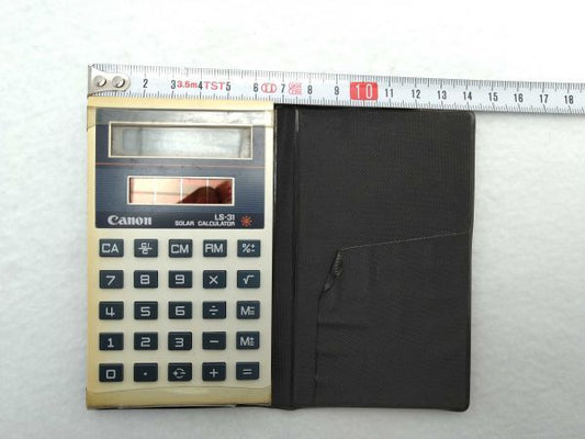 Canon LS-31 Folding Pocket Digital Solar Calculator, Compact, Used | Japanpricenet