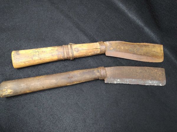 Vintage 2-Pack Machetes Old Tools Carpenter Felling Collectible, Used | Japanpricenet