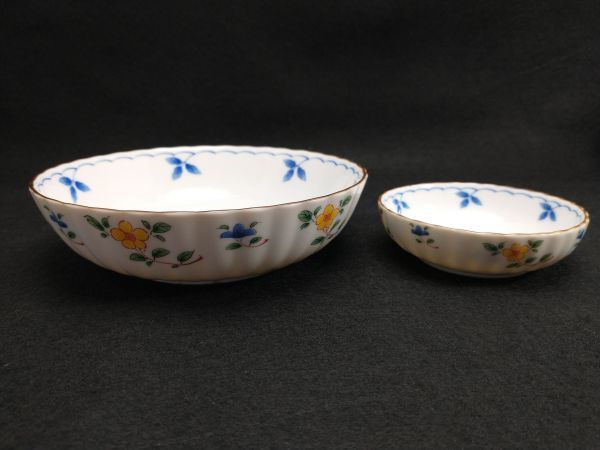 Tachibana-kichi Parent-Child Bowl Set 5 Large Plates 5 Small Plates Used | Japanpricenet