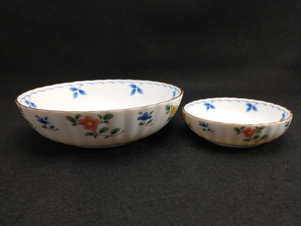 Tachibana-kichi Parent-Child Bowl Set 5 Large Plates 5 Small Plates Used | Japanpricenet