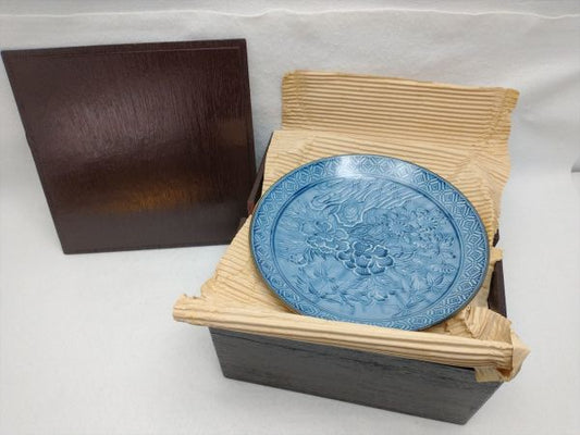 Arita ware Plate Set of 5 18cm Hizen Tetsuzaburo Kiln Antique Dyed | Japanpricenet