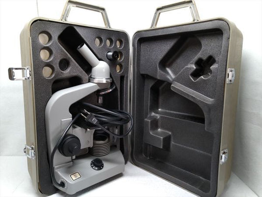 Nikon Biological Microscope Collection with Case Used Damaged in Photos | Japanpricenet