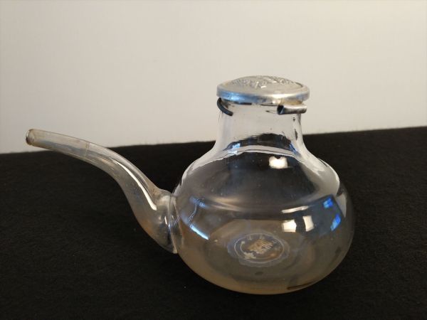 Vintage Glass Medicine Bottle Retro Nakaya Style Antiques Used | Japanpricenet