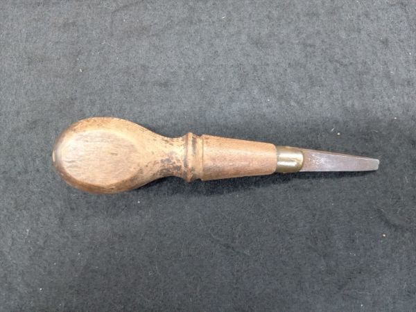 Leather Craft Tool 3.9 in Retro Antique DIY Used with Wear | Japanpricenet