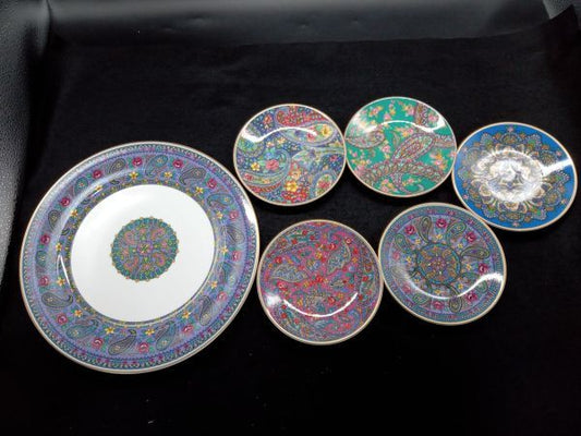 Set of 6 Decorative Picture Plates Interior Ornaments Home Decor Used | Japanpricenet