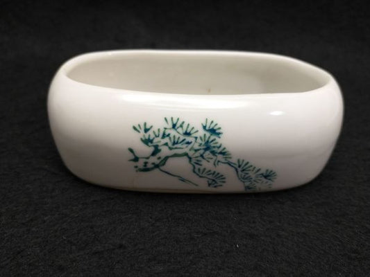 Retro Pine Design Small Bowl – 4” x 2.4”, Used Decorative Japan | Japanpricenet