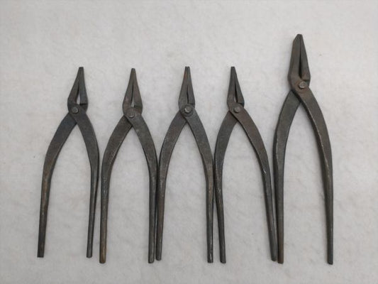 Iron Yatco 5-Piece Set (1 Large, 4 Small) Antique Retro Metal Tools | Japanpricenet