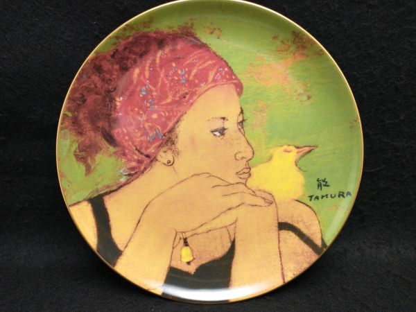 Noritake Bone China Noriko Tamura Decorative Plate 8.7-inch Used | Japanpricenet