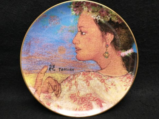 Noritake Bone China Noriko Tamura Decorative Plate 8.7in Collectible Used | Japanpricenet