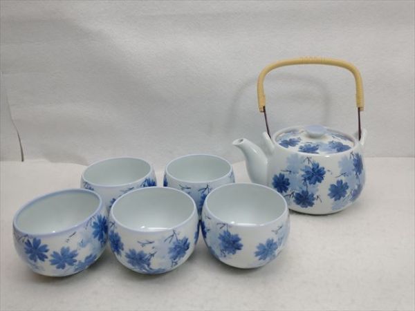 Japanese Tea Set, Teapot & Cups, Engraved, Wooden Box, Bulk Sale, Japanese Table | Japanpricenet