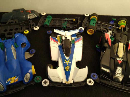 Mini 4WD Victory Magnum Spinax Black Saber Tires 3 pcs Used | Japanpricenet