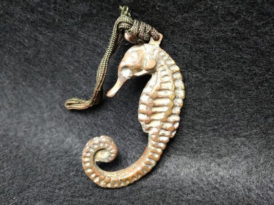 Seahorse Charm Pendant Keychain Fashion Accessory Used Small Navy Blue | Japanpricenet