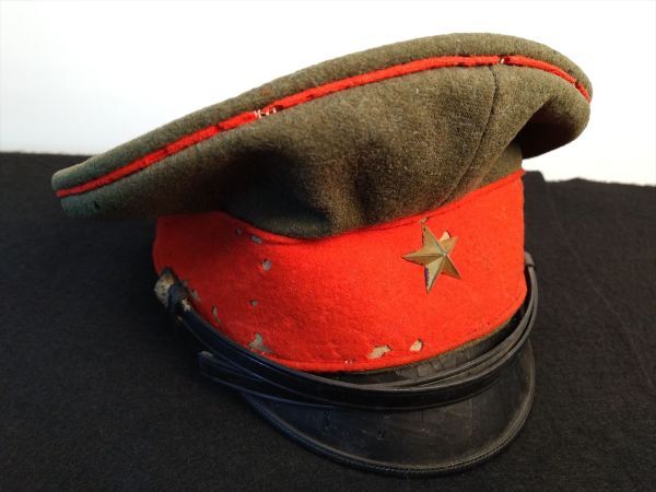Japanese Army Officer Hat Vintage Military Collectible used | Japanpricenet