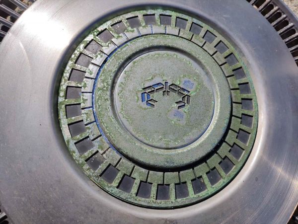 Old Car Laurel Wheel Cover Set of 4 Used S/Steel 21cm/8.3in | Japanpricenet