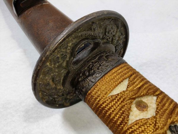 Imitation Samurai Sword 26in Antique Iaido Style for Cosplay Decor Used | Japanpricenet