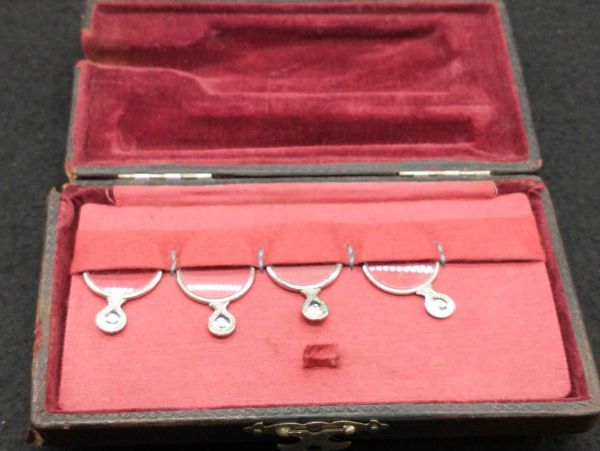 Antique Camera Lens Glasses Set of 6 in Case, Some Missing, Used | Japanpricenet
