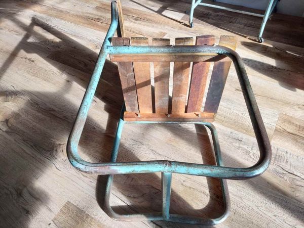 Vintage Showa Era Retro School Chair Shabby Chic Used Japan | Japanpricenet