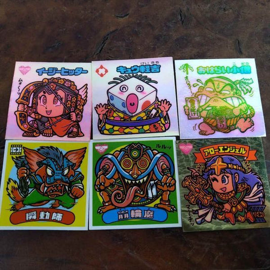 Bikkuriman Seal 6P Set Easy Hitter Kyu Karukichi Shundoushi Used Anime Collectib | Japanpricenet