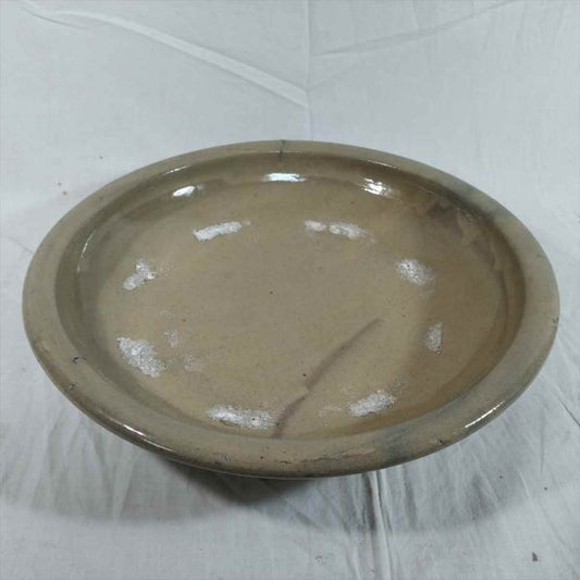 Vintage Saras Pottery Plate 12.9" Retro Antique Used Ceramic Decor | Japanpricenet