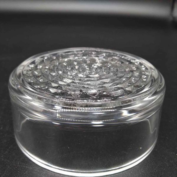 Vintage Glass Candy Pot 4" Small Trinket Box Antique Used | Japanpricenet