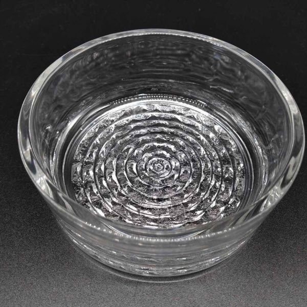 Vintage Glass Candy Pot 4" Small Trinket Box Antique Used | Japanpricenet