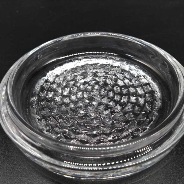 Vintage Glass Candy Pot 4" Small Trinket Box Antique Used | Japanpricenet