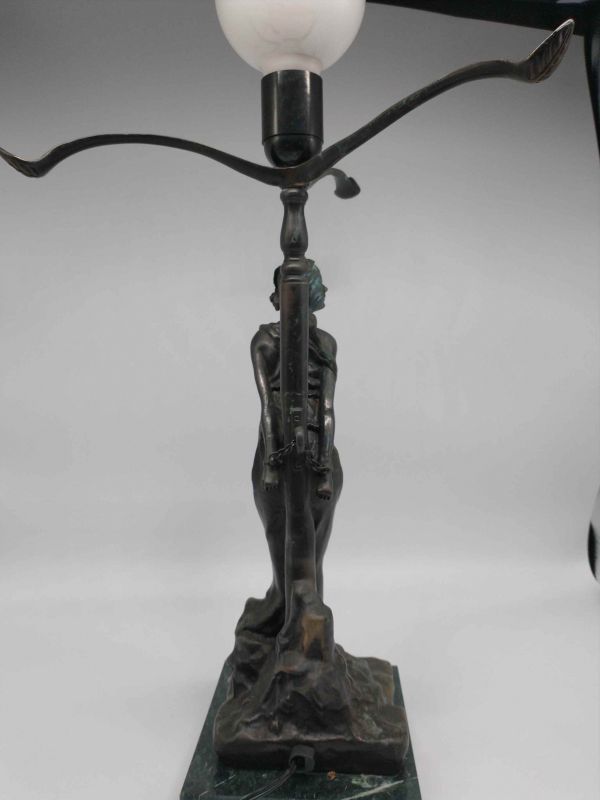 Emmanuel Villanis Vintage Western Style Desk Lamp Antique Interior Used | Japanpricenet