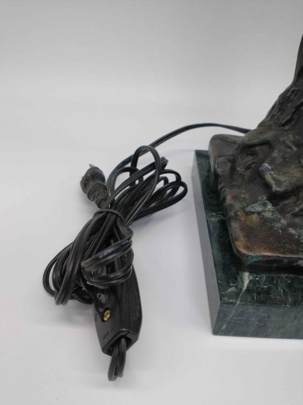 Emmanuel Villanis Vintage Western Style Desk Lamp Antique Interior Used | Japanpricenet