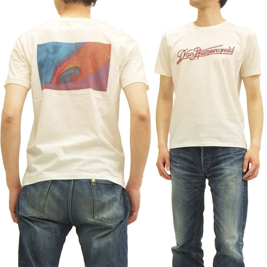 John Van Hamersveld Surf Pipeline T-Shirt Men’s Short Sleeve Off-White