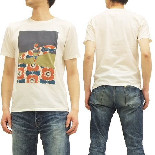 John Van Hamersveld Endl Summer Men's T-Shirt Crew Neck Short Sleeve Off White