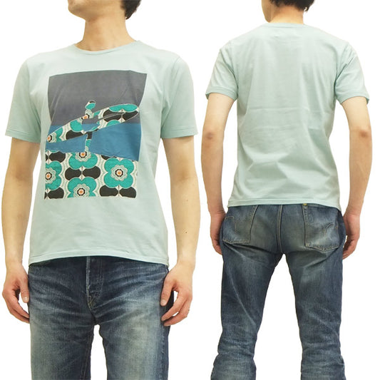John Van Hamersveld Endless Summer Men's Crew Neck T-Shirt 742703 Sax