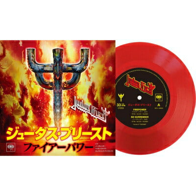 Judas Priest Firepower Commemorative 7" Single Vinyl Record Used