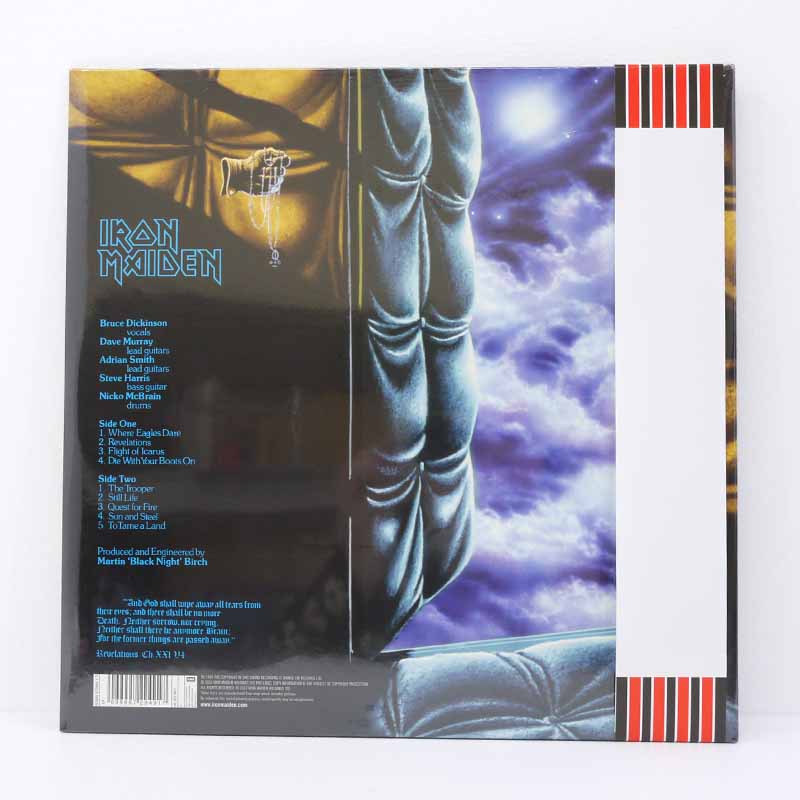 Iron Maiden Maiden England 2012 Limited Edition Picture LP Blue Vinyl Used
