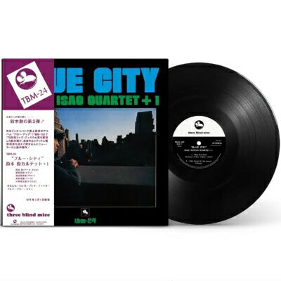 LP Suzuki Isao Blue City Limited Edition 180g Heavy-Duty Vinyl with Obi Used