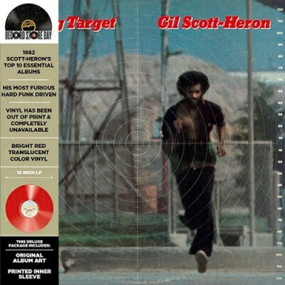 Gil Scott Heron Moving Target LP Red Vinyl Limited Ed 2025 Rare